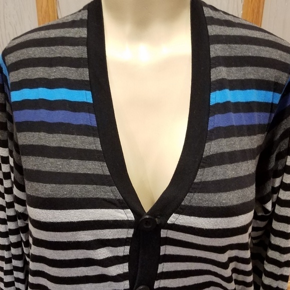 POINT Zero Striped Cardigan - Picture 2 of 5